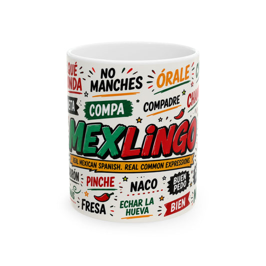 Spanish Slang Words Mug | Ceramic Coffee Cup