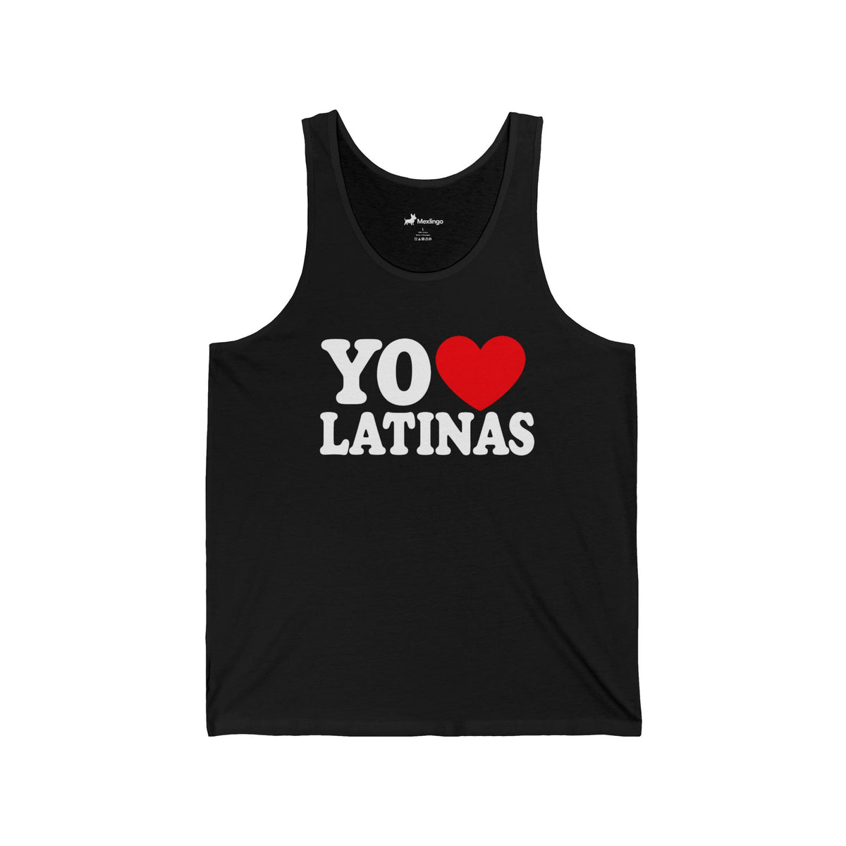 Yo Amo Latinas Tank Top — I Love Latinas Jersey Tank