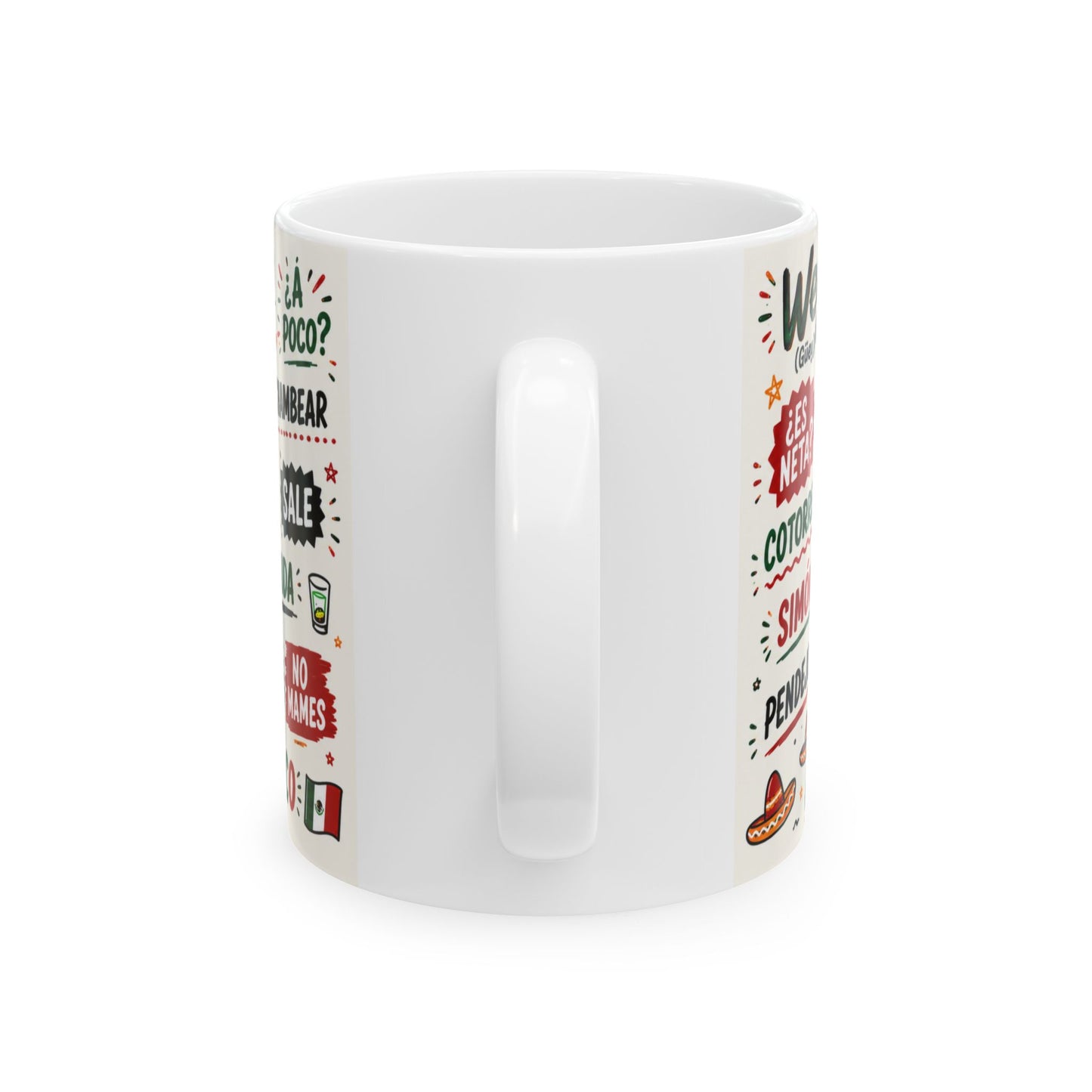 Spanish Slang Words Mug | Ceramic Coffee Cup
