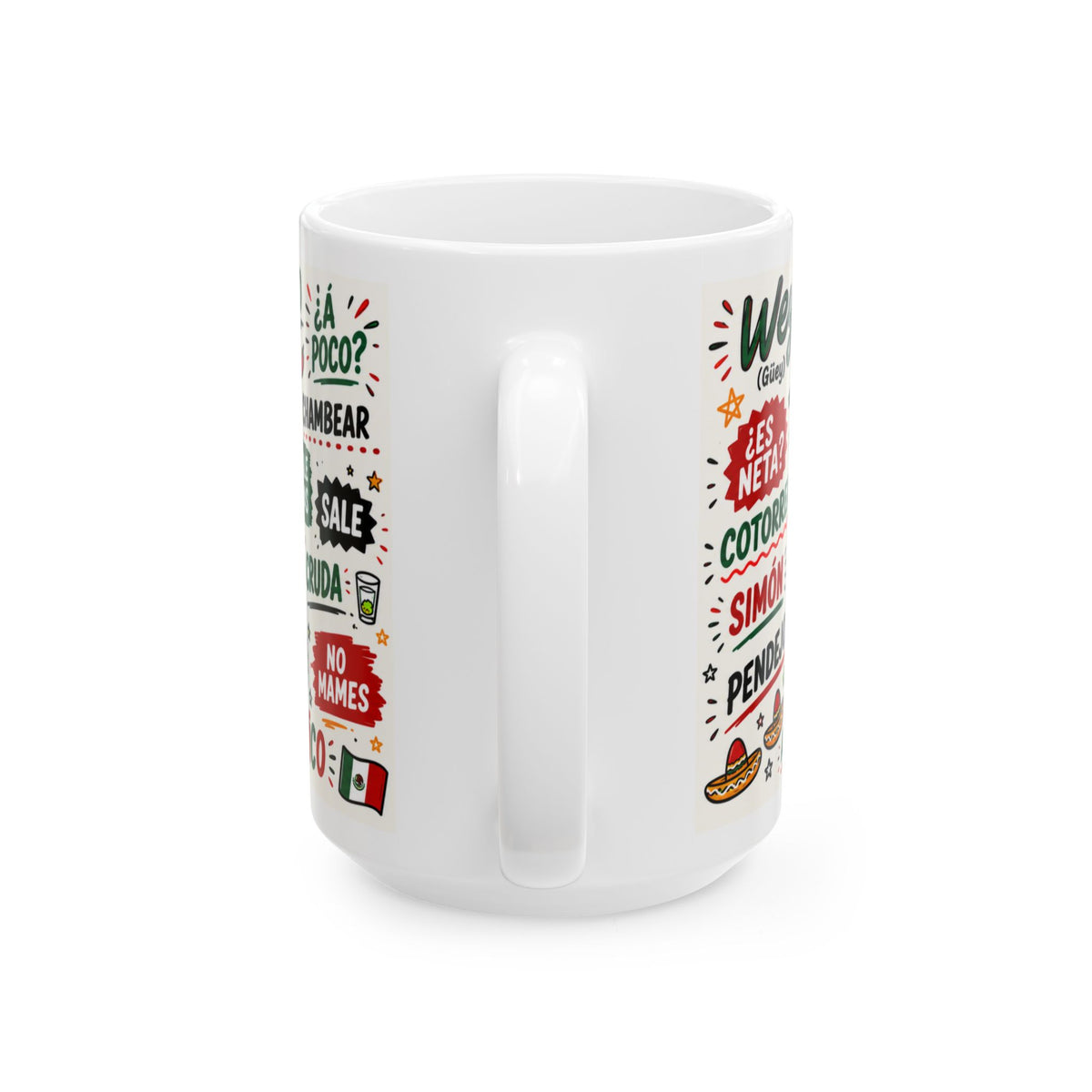 Spanish Slang Words Mug | Ceramic Coffee Cup