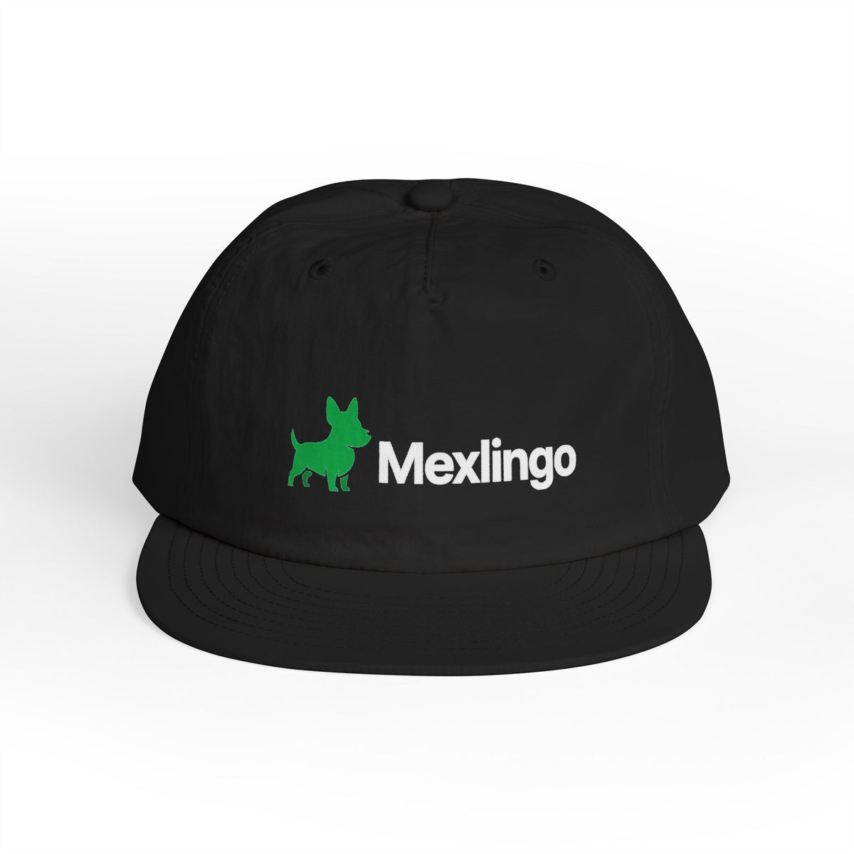 Mexlingo Surf Cap — Green Chihuahua Logo Embroidered Hat