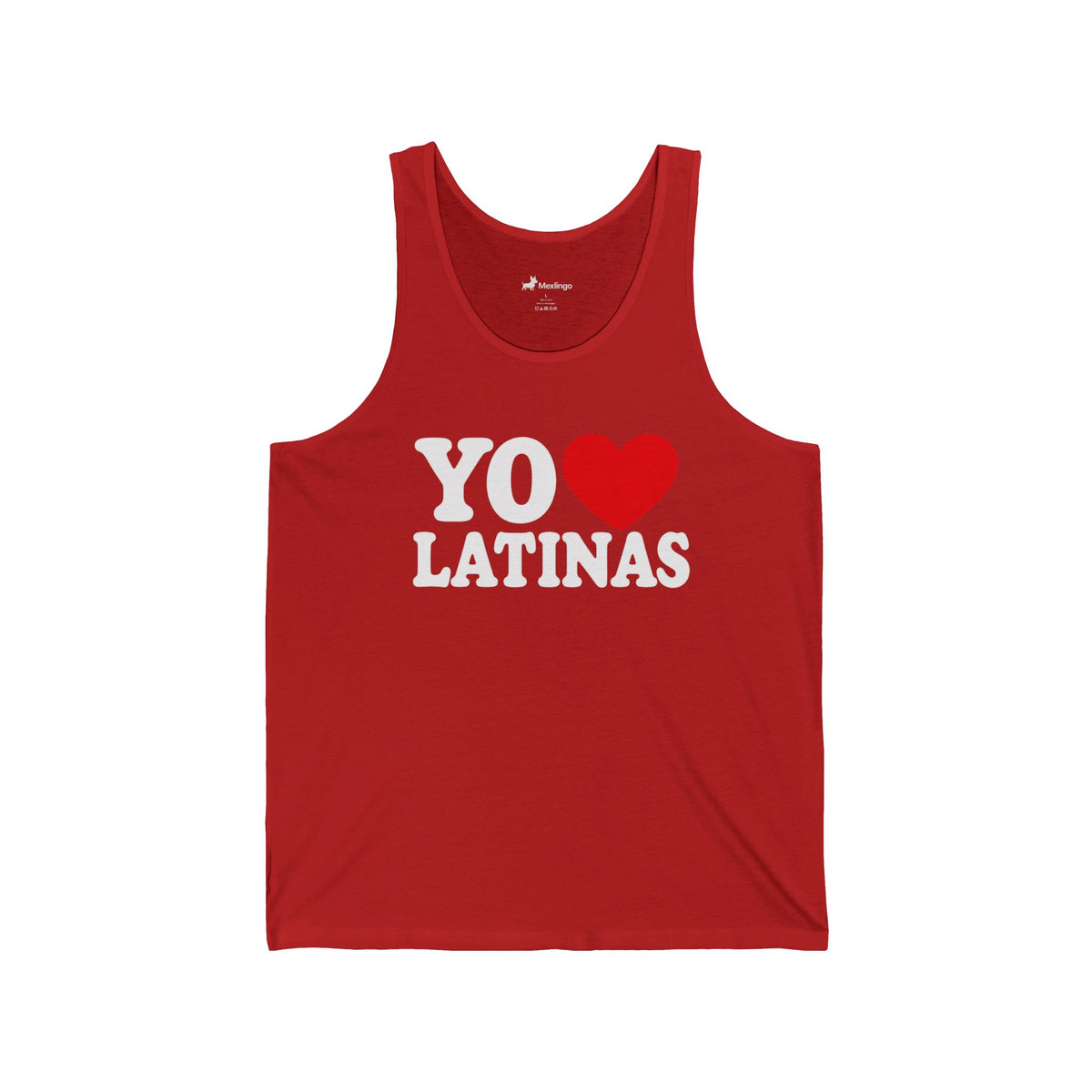 Yo Amo Latinas Tank Top — I Love Latinas Jersey Tank