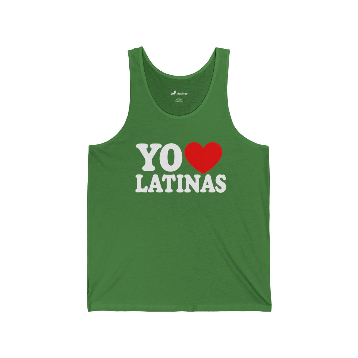 Yo Amo Latinas Tank Top — I Love Latinas Jersey Tank