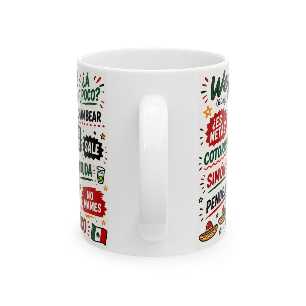 Spanish Slang Words Mug | Ceramic Coffee Cup