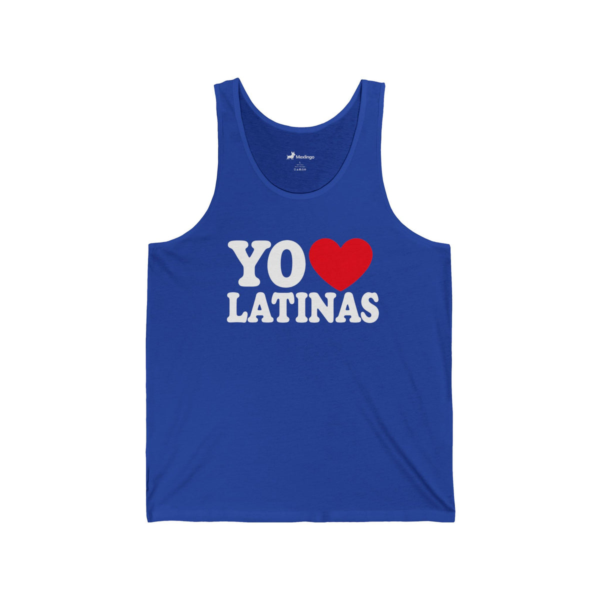 Yo Amo Latinas Tank Top — I Love Latinas Jersey Tank