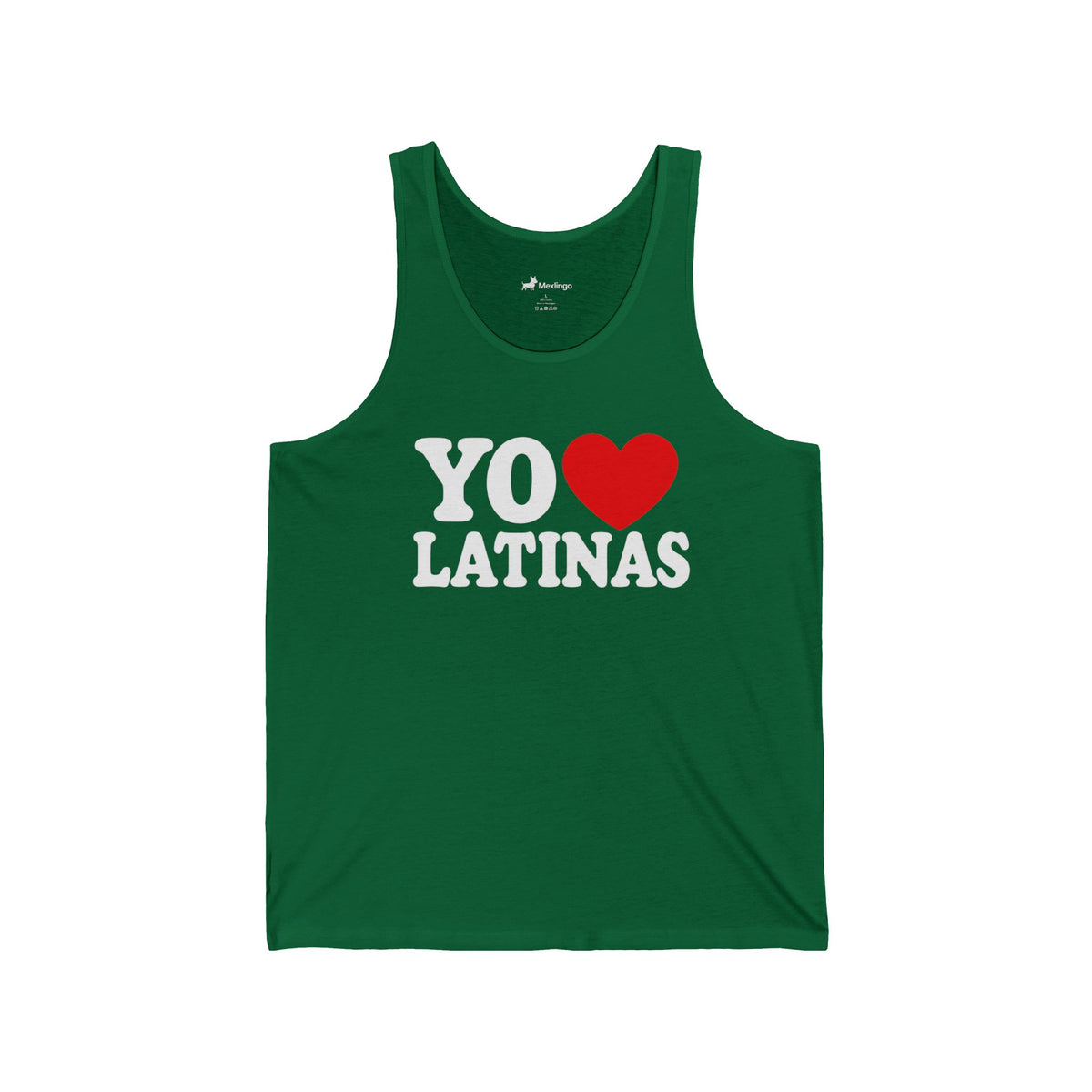 Yo Amo Latinas Tank Top — I Love Latinas Jersey Tank
